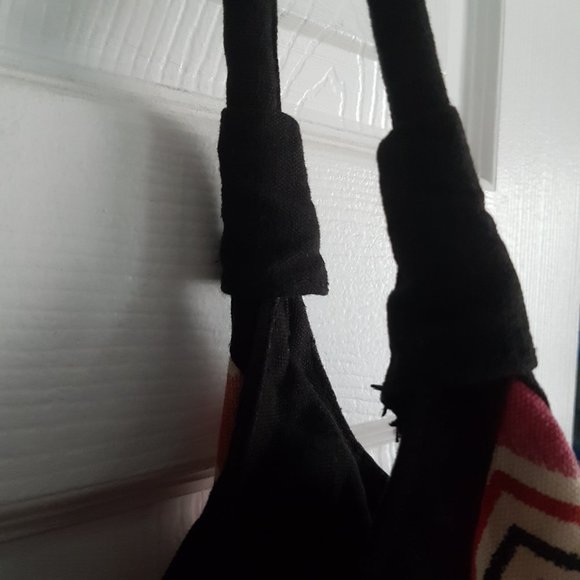 Colorful Canvas Hobo Bag - Picture 6 of 10